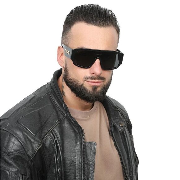 Versace Accessories - VERSACE Sunglasses VE4439 GB1/87 Black/Dark Grey Unisex NEW